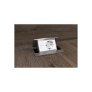 OMU system PD-KM45-3M-SS padlódoboz 3 modul KM45 modulokhoz rozsdamentes acél soft pop-up tetővel re