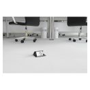 OMU system PD-KM45-3M-SS padlódoboz 3 modul KM45 modulokhoz rozsdamentes acél soft pop-up tetővel re