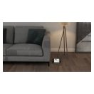 OMU system PD-KM45-3M-SS padlódoboz 3 modul KM45 modulokhoz rozsdamentes acél soft pop-up tetővel re