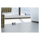 OMU system PD-KM45-3M-SS padlódoboz 3 modul KM45 modulokhoz rozsdamentes acél soft pop-up tetővel re