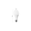 Emos ZQ5173 LED izzó E27 A67 17W 1900lm 2700K 300° vil.szög semleges feh. 3év garancia