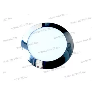   V-TAC 6353 Led panel kerek Króm 24W IP20 4500K természetes fehér 2000lm 300mm tápegységgel