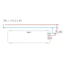 MODUL LEDes vészvilágító 250V 1.5W, NiMh 6h 7M EM55(38324)