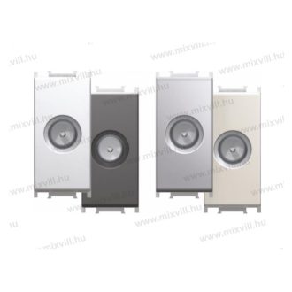 MODUL TV csatlakozó ezüst BASIC 0dB F-CSATL KM10ES(17847)