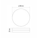 Emos LED Tori mennyezeti lámpa kerek 24W 1600lm IP44 3000k ZM4102 2év garancia