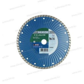 Hikoki gyémánt vágótárcsa 125x22,2x6mm 752842