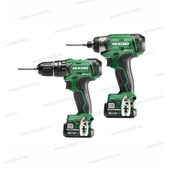   Hikoki KC12DA-DV Akkus fúró-csavarozó csomag DV12DA+WH12DA 2db 2,5Ah akku+töltő