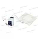 V-TAC SKU-6296 beépíthető Led panel szögletes 3W IP20 4000K semleges fehér 210lm 84mm tápegységgel