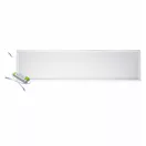 OMU Lighting 22-PLUGR38123 4000K LED panel 120x30cm 38W 4560lm vibr. ment. UGR19 80° sug. szög 2év