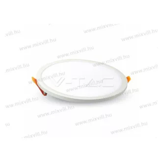   V-TAC SKU-4933 Led panel kerek 8W IP20 6400K 800lm 110° világítási szög 100mm tápegységgel