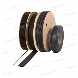   OMU system TZS1005100 tekercses zsugorcső 2:1 D:10/5mm, 100m tekercs, fekete
