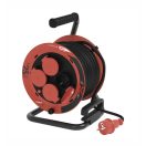 25m dobos hosszabbító gumi kábellel 25m 3x1mm2 4x2+F IP44 P082251 Emos