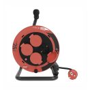 25m dobos hosszabbító gumi kábellel 25m 3x1mm2 4x2+F IP44 P082251 Emos