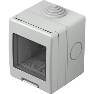   Modul Cubo falon kívüli doboz IP55 2M szürke AQ20GY(31634)