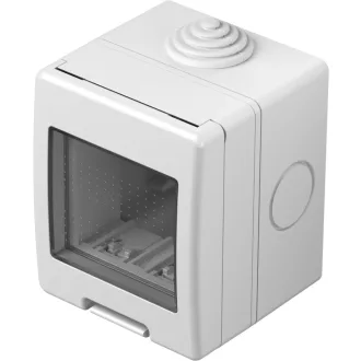   Modul Cubo falon kívüli doboz IP55 2M PW fehér AQ20PW(31635)