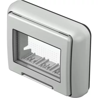 Modul Cubo süllyesztett doboz IP55 3M szürke AQ31GY(31638)