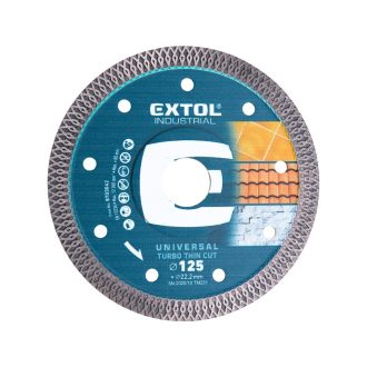   Extol 8703042 Gyémántvágó ipari korong TURBO, extra vékony vágás: 1,5mm vastagság: 125×22,2mm