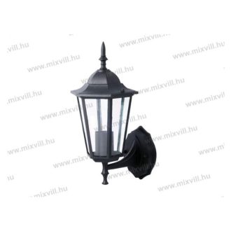   V-tac SKU-7066 Kerti lámpatest falikar felfele klasszikus fekete E27 IP44 V-tac