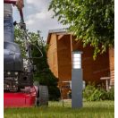 V-TAC SKU-8822 kültéri kerti lámpatest álló szögletes IP44 E27 2x2+F dugaljal