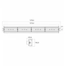 OMU Lighting CSLB1902004000L120Xi Low bay csarnokvilágító 200W 190lm/W 38000lm 4000K Philips 5 év