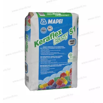   MAPEI Keraflex Easy S1 csemperagsztó szürke 25kg fokozott terhelhetőségű, cementkötésű 1203825