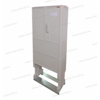   PVT-K-L 66x88/32 JB-F 66x88/32 földbe ásható magasított, üres fogyasztásmérő szekrény lábazattal KK
