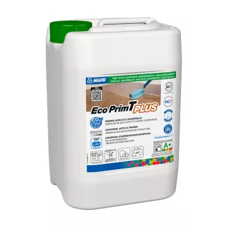   MAPEI Eco Prim T Plus 20kg Oldószermentes akril alapozó, nedvszívó és nem nedvszívó aljzatra 1558220