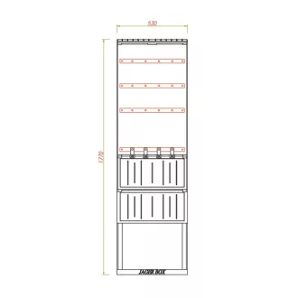 PVT-K-L 53 FE szakaszoló nélkül CSP 74000019