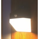 OMU Lighting SOL-LAM-2W-B napelemes solar LED fali lámpa mozgásérzékelővel AMBIENT 2W 220lm 4000K