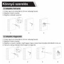 OMU Lighting SOL-LAM-2W-B napelemes solar LED fali lámpa mozgásérzékelővel AMBIENT 2W 220lm 4000K