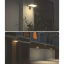 OMU Lighting SOL-LFL-15W-B állítható napelemes, szolar LED fali lámpa FLAT 15W 2000lm 4000K fekete