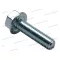 Koelner csavar Baks csatornához M6x12mm hatlapfejű talpas recézett 8.8 DIN6921