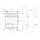 PLC SR-20ERA 110-240V AC bővítő modul 12 dig. bemenet, 8 relés kimenet