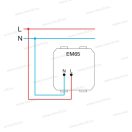 MODUL USB töltő aljzat 5V 1A ezüst EM65ES 38407