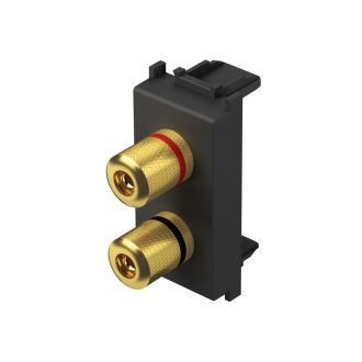 MODUL audio aljzat fekete 2 hangszóró kábel KM23B