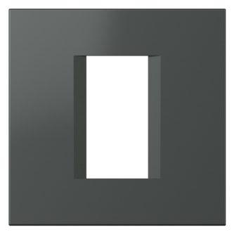   MODUL LINE antracit színű 1/2 modulos díszítőkeret OL10AT 26543