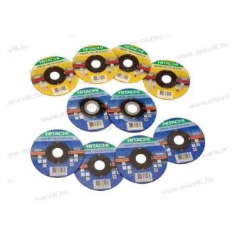 Hitachi vágó- csiszolótárcsa szett 125x1/2,5/6