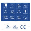 OMU Lighting LB LED izzó GU10 spot 7W 600lm 3000K meleg fehér 2 év garancia LBGU107.06003000