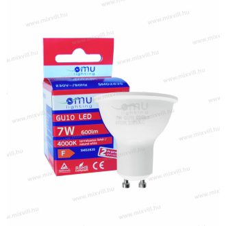   OMU Lighting LB LED izzó GU10 spot 7W 600lm 4000K természetes fehér 2 év garancia LBGU107.06004000