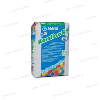  MAPEI Keraflex S1 szürke 25kg yyújtott nyitott idejű cementkötésű ragasztóhabarcs 119425
