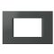 MODUL LINE antracit színű díszítőkeret 3 modulos OL30AT(26539)