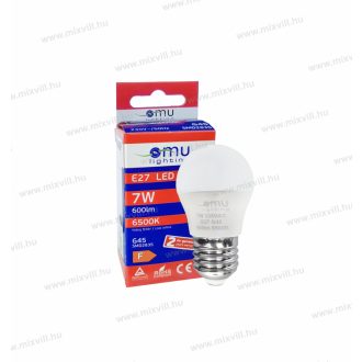   OMU Lighting LED izzó E27 G45 7W 600lm 6500K hideg fehér garancia 2 év