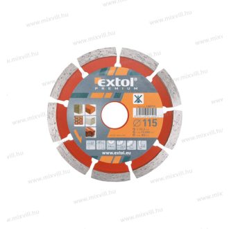   Gyémántvágó szegmenses 115×22,2mm, max.13.300 f/min Rsz: 108711 Extol