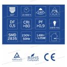 OMU Lighting LED izzó E27 A65 14W 1680lm 3000K meleg fehér garancia 3 év