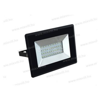   V-TAC SKU-5953 LED reflektor 30W 4000K 110° vil.szög 2550lm fekete IP65 E Series