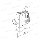 MODUL váltódimmer fekete 40-300W EM12SB 38146