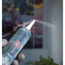 MAPEI Mapeflex MS Crystal 300ml átlátszó egykomponensû víztiszta MS polymer tömítő ragasztó 1956543