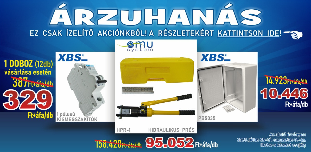 XBS Jelző számok 